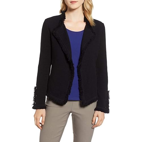 NIC+ZOE Women's Fringe Mix Jacket