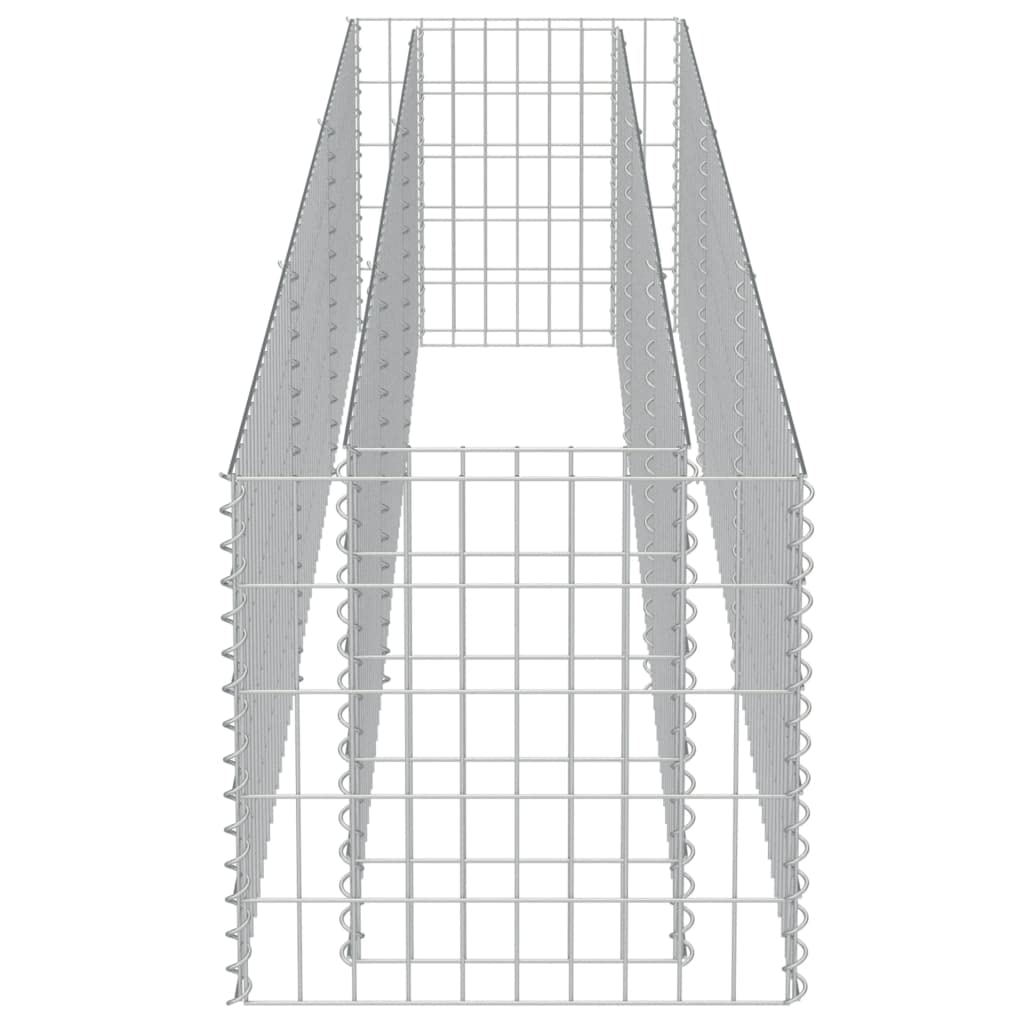 Myheimly Gabionen-Hochbeet Verzinkter Stahl 270×50×50 cm