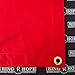 Custom Boxing Ring Canvas Cover – Heavy-Duty Non-Slip Fabric with Grommets, Reinforced Edges, and Hook-and-Loop Fasteners – Logo Printed for Training & Competition (Red, 18X18 Ft)