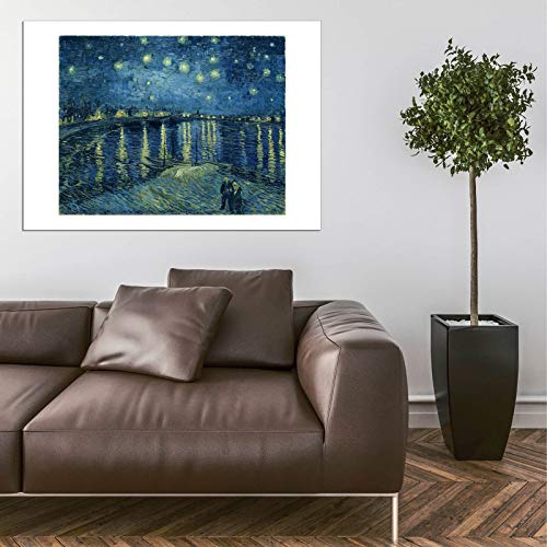 Affiche encadrée Van Gogh mat grand format pour masquer un mur vide - 5
