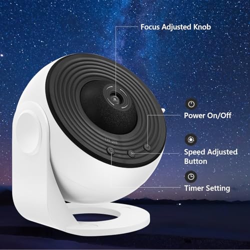 Proyector de nebulosa giratorio para transformar tu dormitorio en un cielo estrellado 7