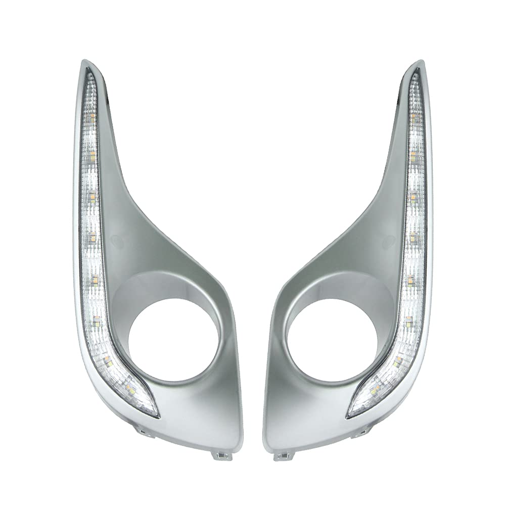 1Pair DRL Indicatori di direzione Luci di marcia diurna, per Toyota Highlander 2012 2013