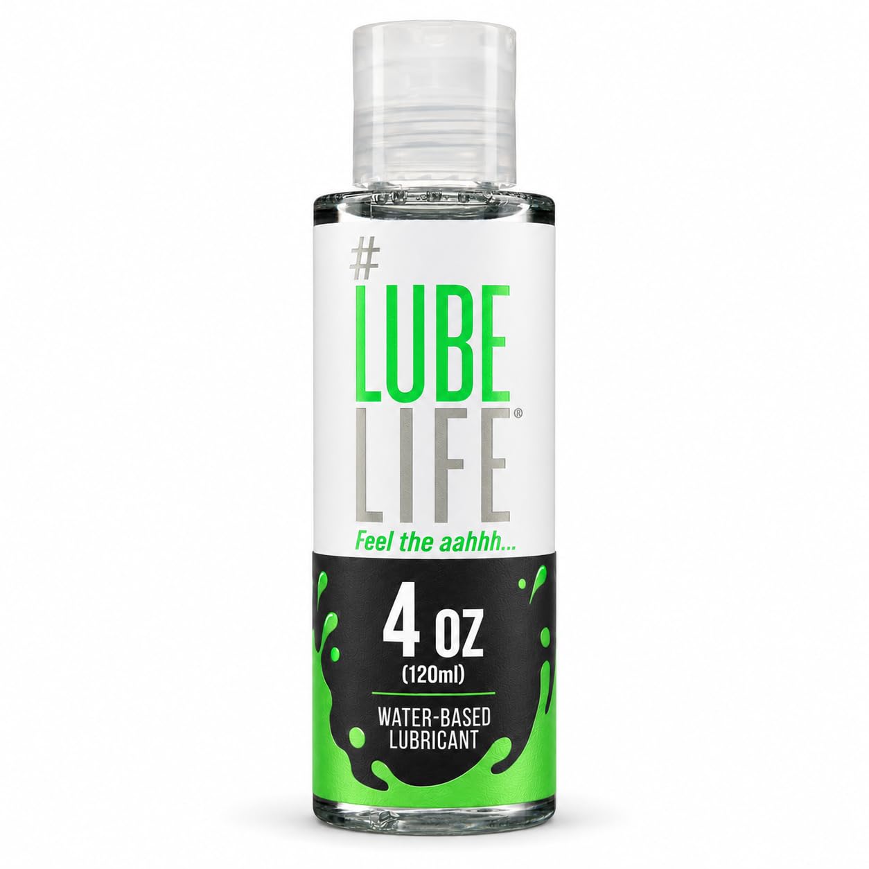 LUBELIFE Water Based Aloe Lube, Personal Lubricant for Women, 4 fl oz | Toy and Condom Compatible, Easy Clean, pH Balanced, Organic Aloe Vera, Silky Glide, Discreet