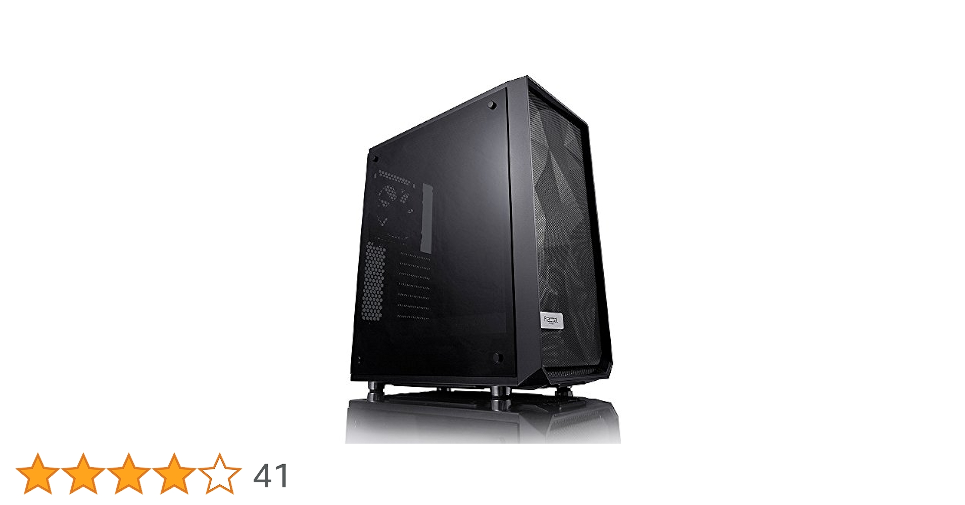 Fractal Design Meshify C Blackout Tempered Glass PCケース CS6884FD-CA-MESH-C-BLO-TG Meshify C – Tempered Glass — Fractal Design