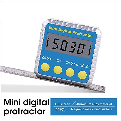Transportador digital mini ángulo 360 grados miniatura 3