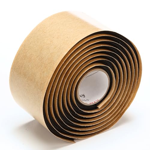 3M FIL Scotchfil Selbstverschweißendes Buthyl-Kautschuk-Band, 38 mm x 1,5 m, 3 mm, Schwarz