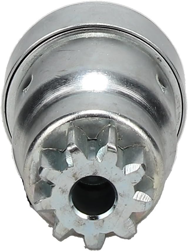 New Premium Grade 9T Rubber Folo Thru Starter Drive Compatible with Willys L4 2.2L 2197cc 134cid 46 47 48 49 50 51 52 Replaces 480398 for Starter MZ4113 46-29 S-5043 44-9808 91-06-1852 MZ4199