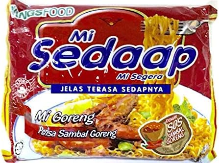 Mie Sedaap Mie Goreng Perisa Sambal Goreng - 3.17oz (Pack of 30)