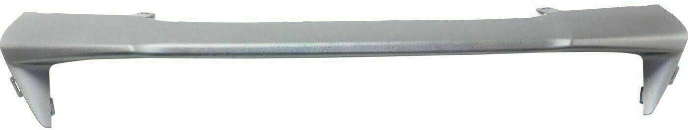 Front Bumper Lower Valance Textured Black + Molding Trim Gray For 2017-2019 Honda Cr-V Direct Replacement 71110TLAA00 71102TLAA00