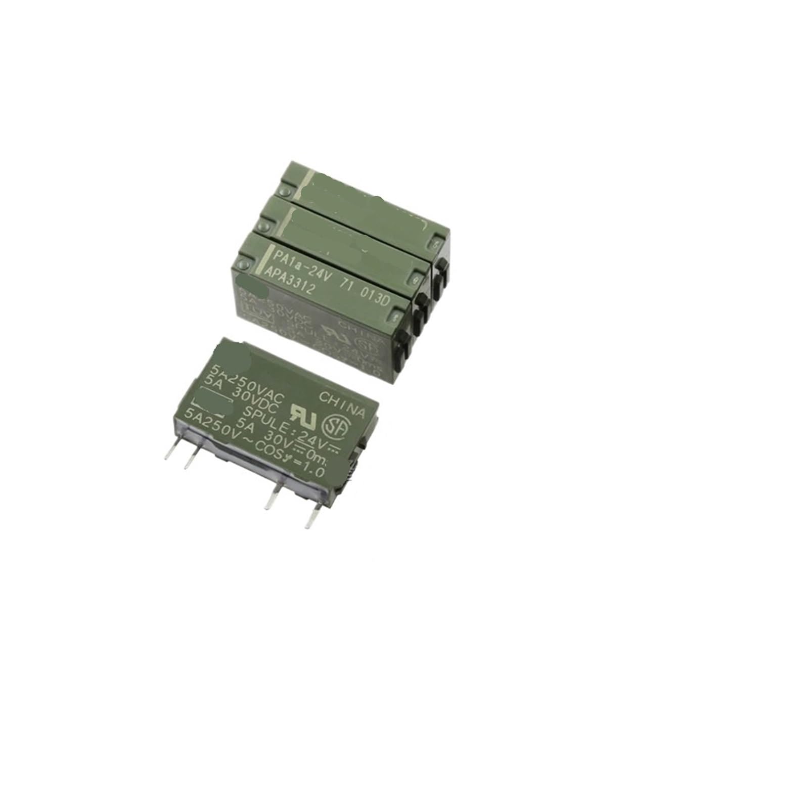 Relé 4 piezas PA1A-24V APA3312 de 4 pines