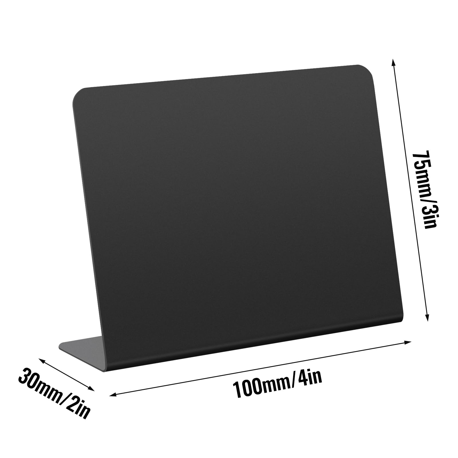 12 Mini Lavagne Cancellabili Con Pennarelli - Cartellini Prezzi In PVC, Clip-on, Per Matrimoni, Feste, Ristoranti - Foto 5