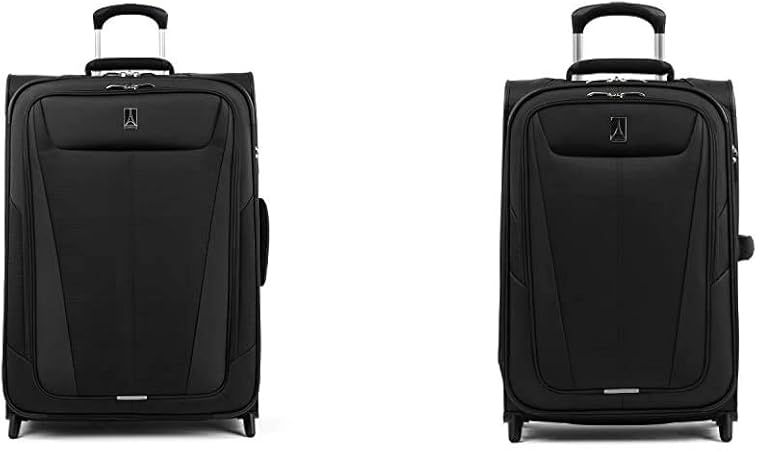review Travelpro Maxlite 5-Softside Lightweight Expandable Upright Luggage, Black, 2-Piece Set (21/25)