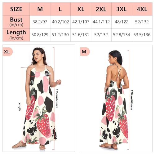 Robe maxi à bretelles spaghetti fluide pour rester fraîche - 6