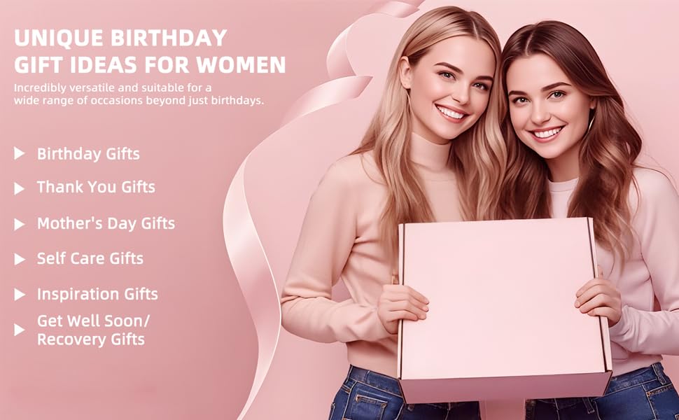 Birthday Gifts Basket for Women, Self Care Get Well Soon Care Package Women Gift Set, Best Friends Mom Girlfriend Thingking of You Gift Ideas for Her Sister Wife Coworker Relaxation with Blanket - Image 7