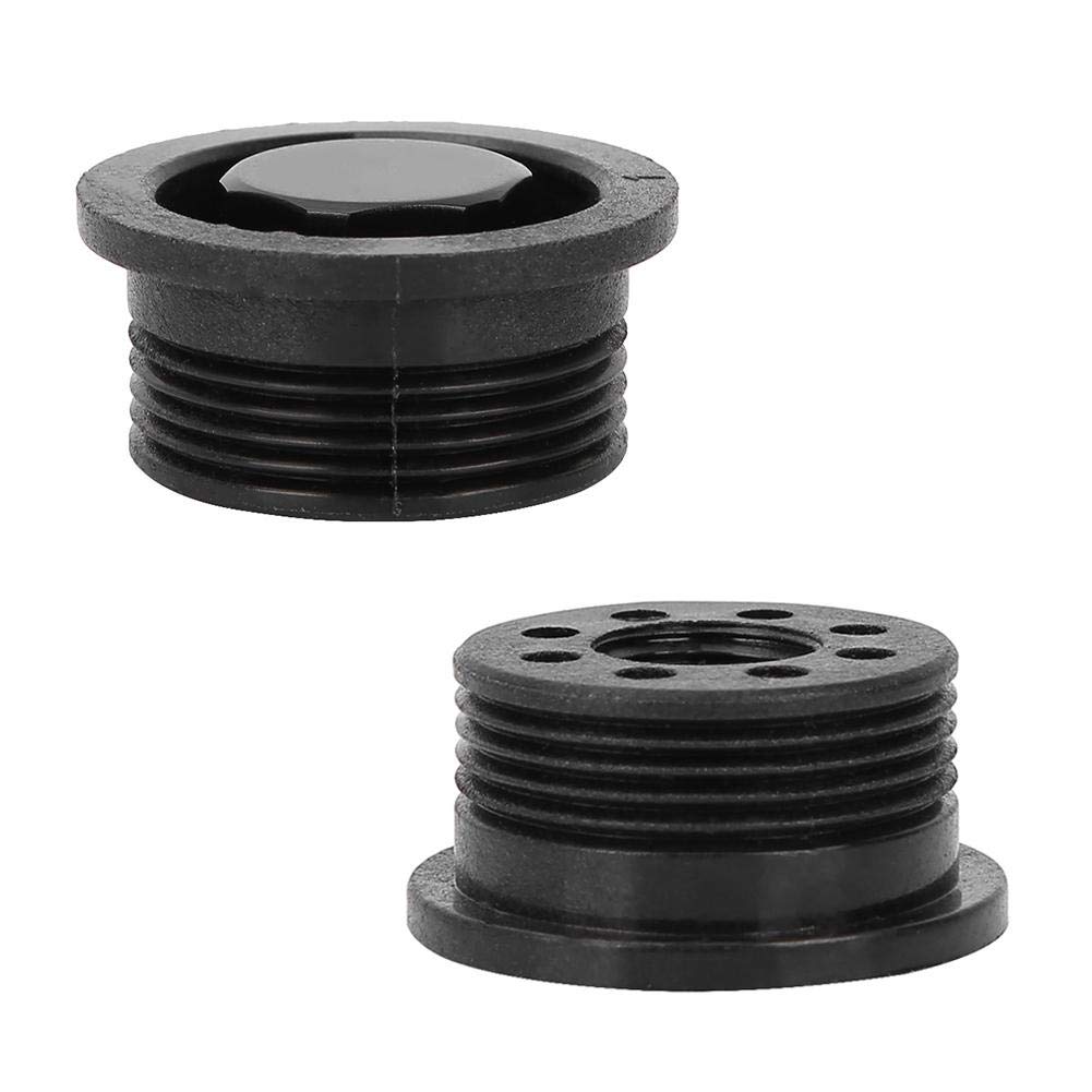 , Bocchetta di Ventilazione per tavola da Surf, in plastica, Traspirante, 3 x 1,5 x 2,5 cm, Colore Nero