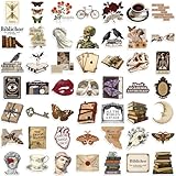 Zoom IMG-2 100pcs dark academia adesivi estetici Zoom IMG-2 100pcs dark academia adesivi estetici