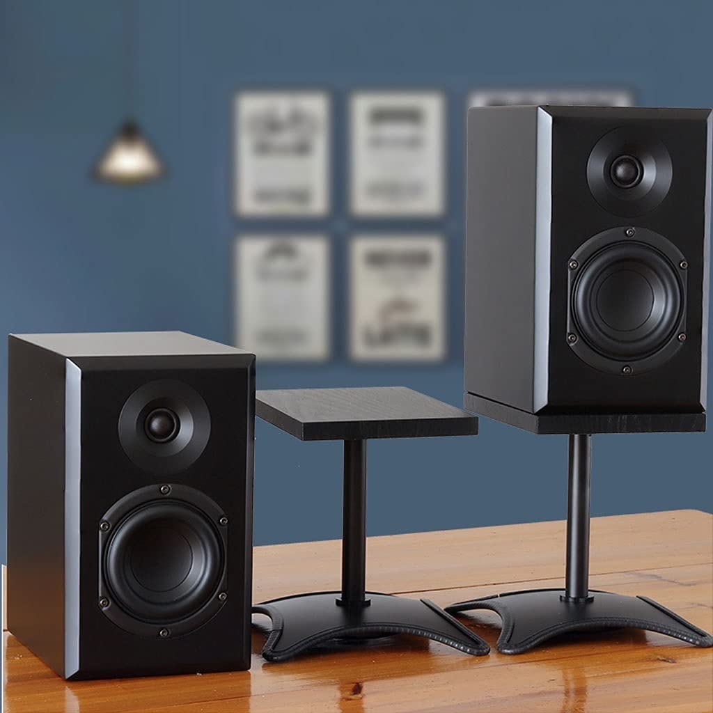 Uchwyty Do Głośników, Stacja Dokująca Do Głośników, Stojak Audio Do Salonu, Stojak Na Sprzęt Multimedialny, Stojak Audio Stojący Na Podłodze, Stojak Głośnikowy, 6 Rozmiarów, Czarna Wieża Audio, S, 18