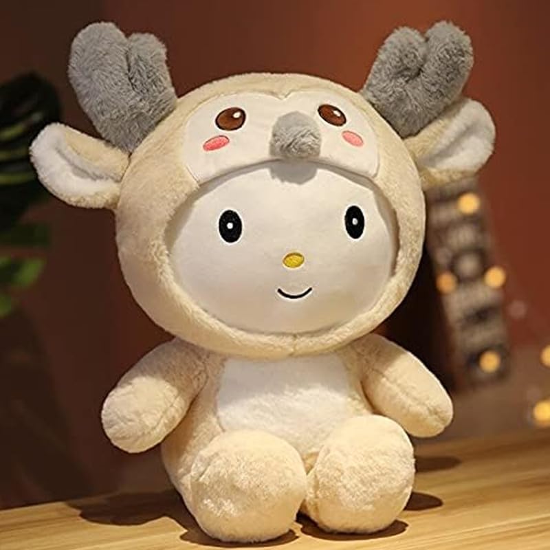 Image of Storescent Soft Toys for Kids - Stuffed Animal Plush Soft Toy for Boys & Girls | Plushie Toy Cute Deer 30cm
