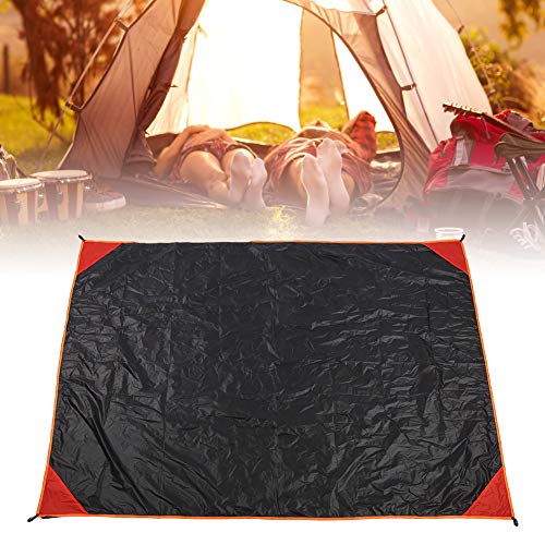 Outdoor draagbare opvouwbare waterdichte vochtbestendige grondmat pad voor camping picknick, siliconen gecoat - Image 3