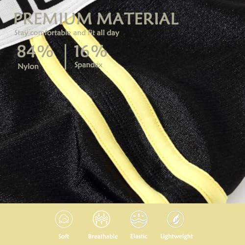 Men's Underwear Briefs Stretch Lightweight Low-Rise Briefs Bugle Pouch3