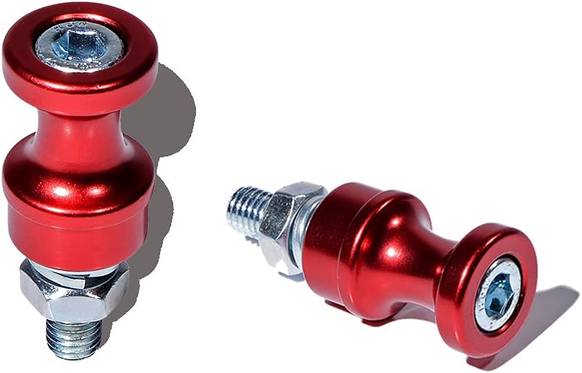 amopacorp 2pcs Red Winch Rope Hook Stand Suitable for 3/8 1/2 Clevis Slip Half-Linked Winch Hook with 10" Bolt Mount Hawse Fairlead