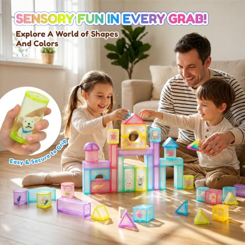 Image of 33PCS Soft Sensory Building Blocks for Toddlers, House Garden Gummy Bloc | Preschool Educational Creative Play, Montessori Squeezable, Stretchable Early Learning Construction Playset, Puzzle Blocks