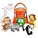 Gift for 1-5 year old EDUCATIONAL Plush Toy Talking Animal Set, Stuffed Animals, Elephant Monkey Lion & Panda Baby Toddler Toys, FEATURING 4 ADORABLE AUDIOS for ALL 4 Toys, REAL SOUNDS and 4 FUN FACTS