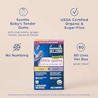 Mommy's Bliss Organic Little Gums Soothing Massage Gel Day and Night Combo, Great for Teething Babies, Age 2 Months+, Sugar Free, Mild & Sweet Flavor, 2 - 0.53 Oz Tubes (Pack of 1) — image 3