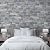 LONGKING 10-Sheet Peel and Stick Backsplash for Kitchen, PVC Stick on Tile for Bathroom Vanities, Kitchen Backsplash, Retro/Rustic Style Wall Décor in Light-Gray