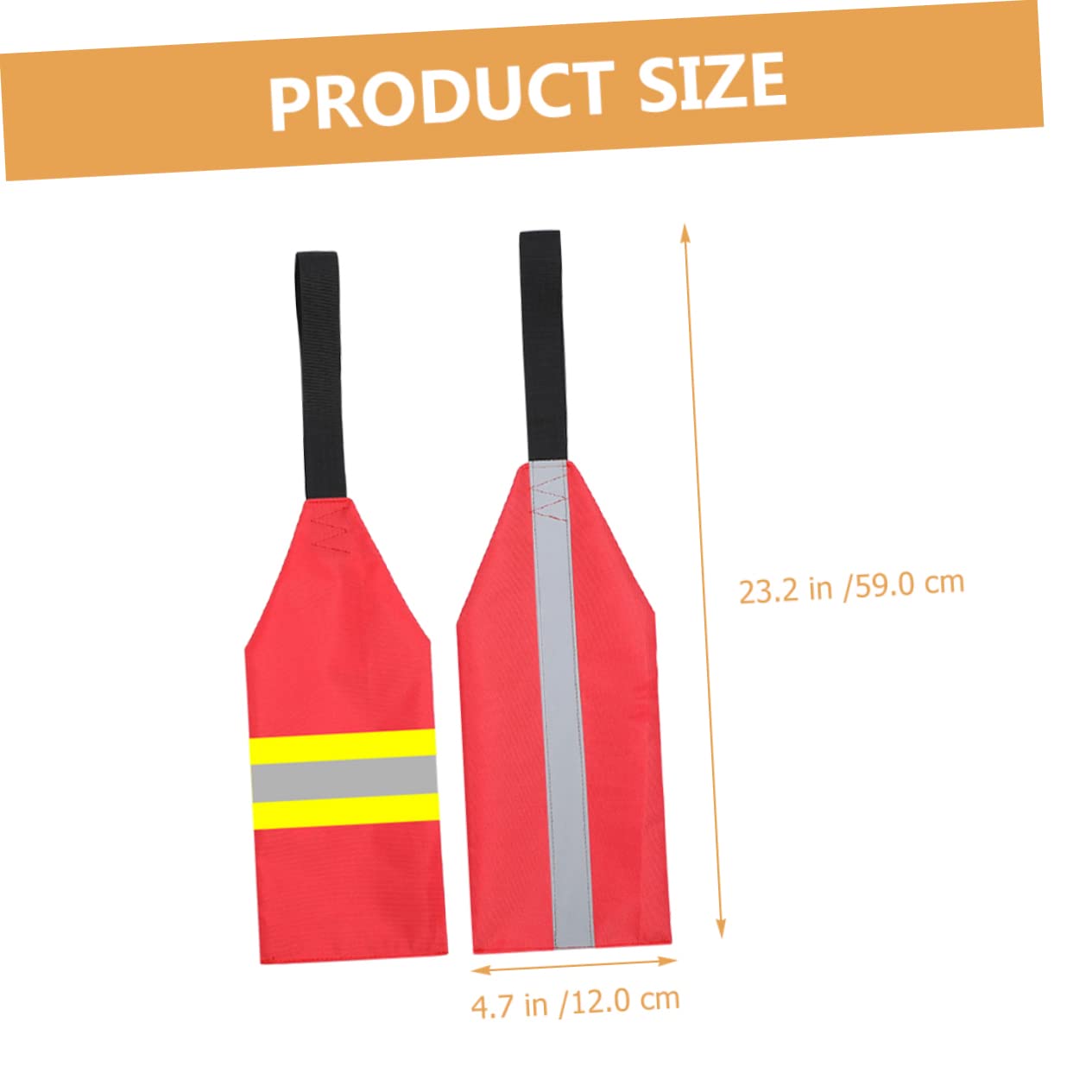 YARNOW Bandera De Seguridad para Kayak Accesorios para Exteriores Bandera De Seguridad para Remolques Banderas Accesorio para Canoa Enganche Pequeño Reflectante Accesorio Acuático
