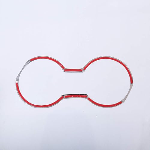 Miniatura 7 de YIWANG ABS cromo coche centro portavasos cubierta marco marco ajuste para BMW 2 serie F45 F46 218i 2015-2018 manija izquierda Drive Accesorios