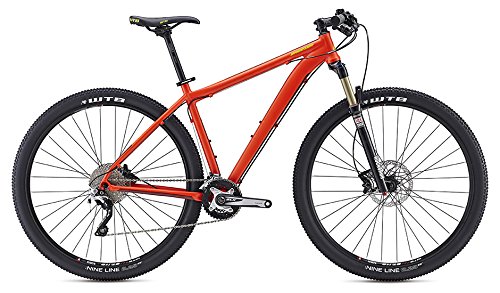 Breezer Thunder Pro - Bicicleta de montaña de 29 pulgadas, color rojo/lima (2016), 43