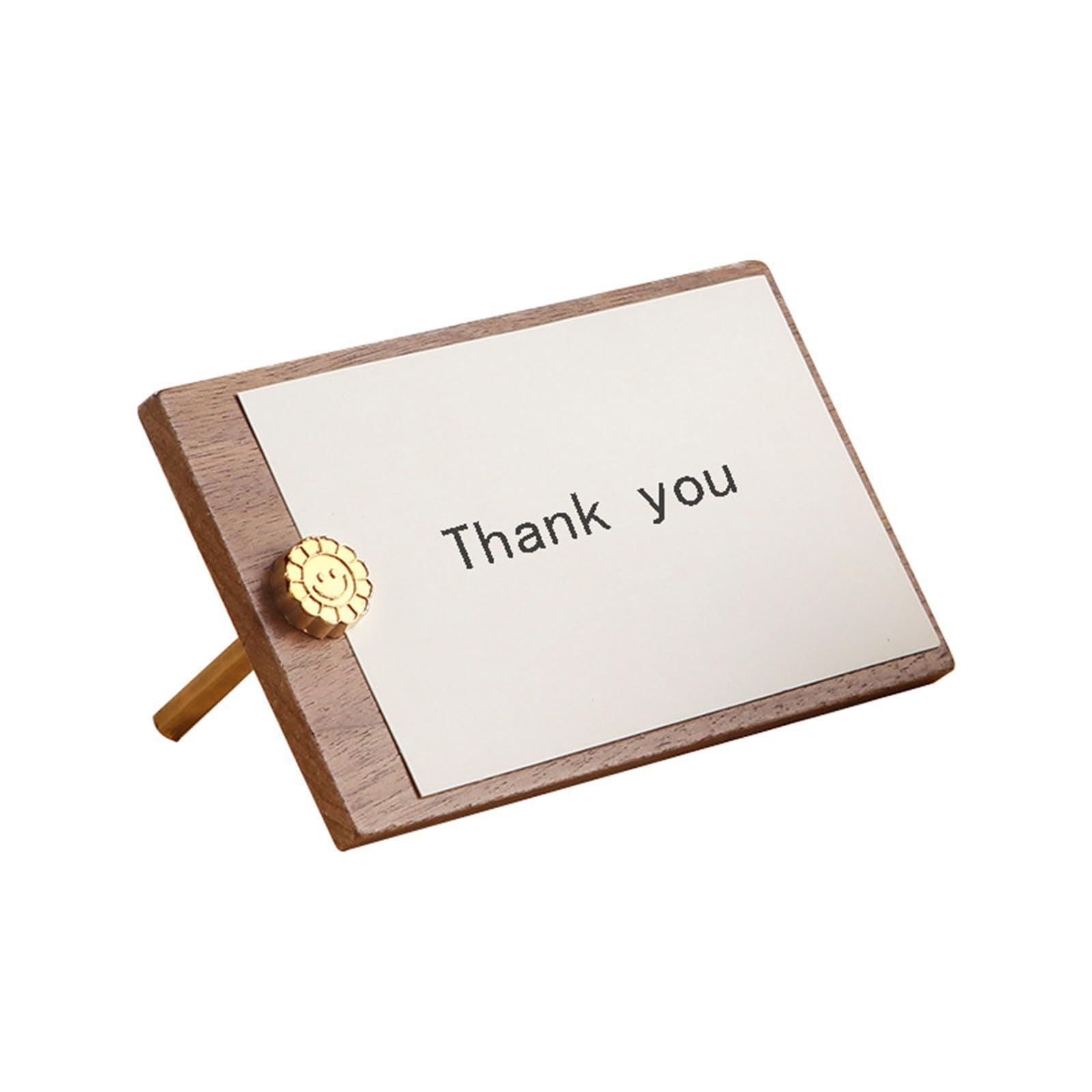 Fzyozzdpasl Brown Business Card Holder Wood Card Holder Business Display Stand Simple Desktop Ornaments For Office Home