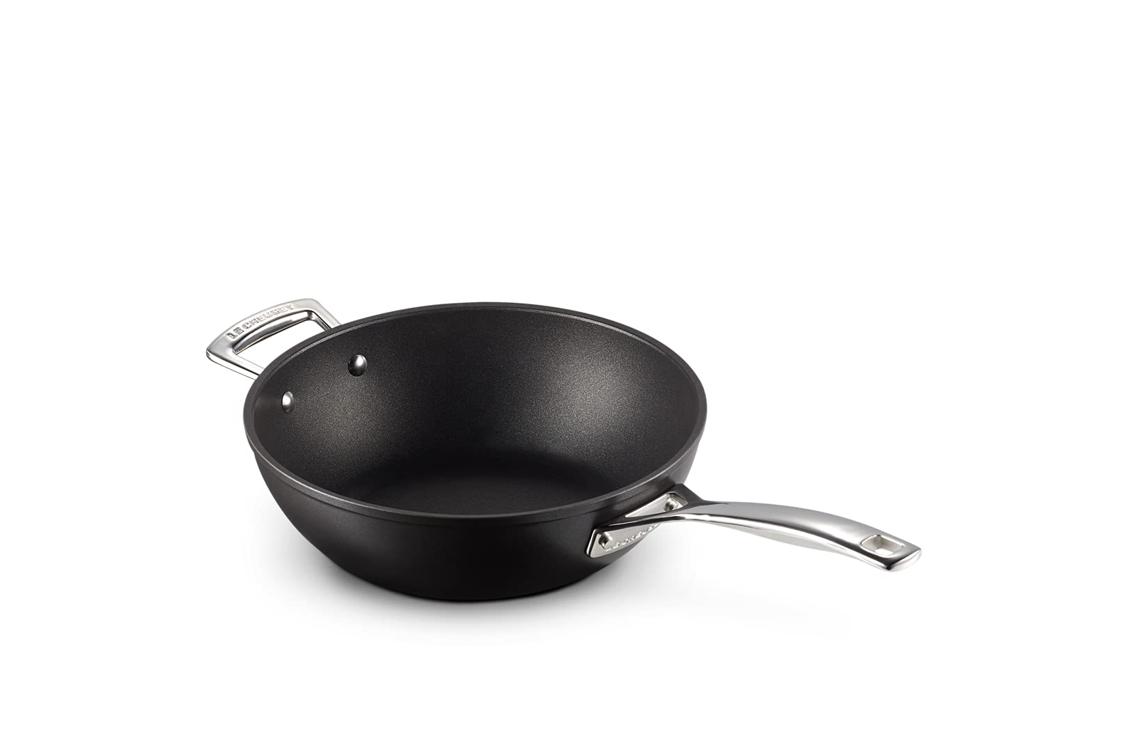 Le Creuset Wokpan met steel - Les Forgées TNS - ø 26 cm / 3.4 liter - standaard Le Creuset Wokpan met steel - Les Forgées TNS - ø 26 cm / 3.4 liter - standaard