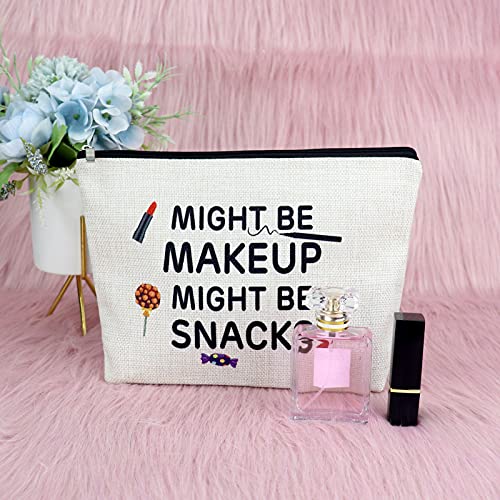 Sfodiary Friendship Gift For Best Friend Makeup Bag Funny Birthday Gift For Women Cosmetic Bag Sister Gift From Sister Snacks Cosmetic Travel Bag Graduation Gift For Her Christmas Gift #TOP6