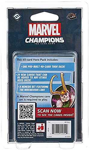Fantasy Flight Games , Marvel Champions: Hero Pack: Thor Hero Pack, Card Game, 1 to 4 Players, Ages 14+, 40 to 70 Minute Playing Time – Ansicht 2