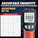 CEILSTES Infrared Thermometer Gun, Infrared Temperature Gun for Cooking, Laser Thermometer Gun -58℉~1076℉ with Adjustable Emissivity & Max/Min, Suitable for Industry, ovens, HVAC (Not for Human)