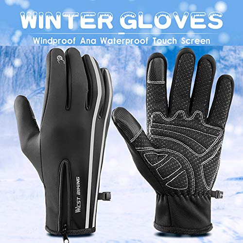 Luvas Esportivas, Romacci Luvas esportivas Luvas de lã térmica de inverno Luvas de tela sensível ao