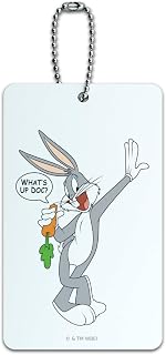 Looney Tunes Bugs Bunny What's Up Doc? Luggage Card Suitcase Carry-On ID Tag