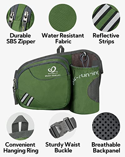 image for WATERFLY Fanny Pack Waist Bag: Waist Pack for Women Men with Water Bot