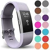 La correa de silicona resistente al sudor, al polvo y al agua para FitBit Charge 2 es la correa ideal para usar durante la actividad física, proporcionando una comodidad absoluta incluso durante el entrenamiento más vigoroso.