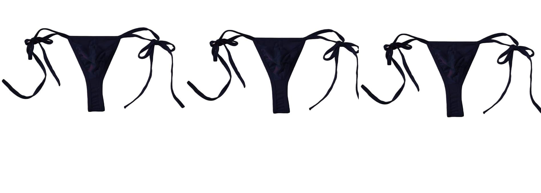 Men's Polyester G-Strings Seamless Briefs Panties Thongs Underpants Innerwear for Boys and Men (in, Alpha, S, Regular, 3, Black)-image-39