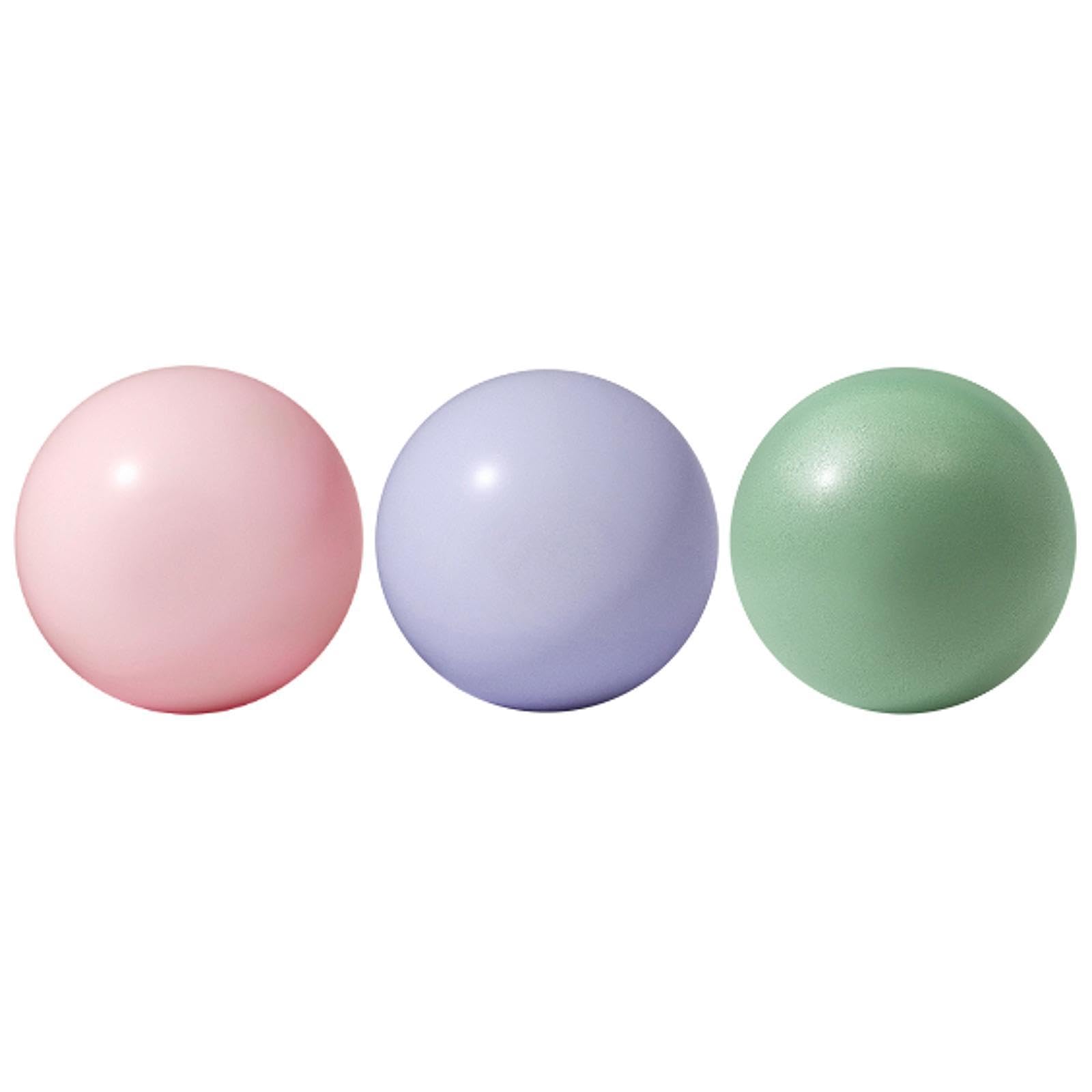 Small Pilates Ball Heavy Duty Yoga Ball for Workout Stability Dance Practice Pink |Exercise Balls |Sporting Goods | Fitness Running & Yoga | Fitness Equipment & Gear | Exercise Balls-image-22