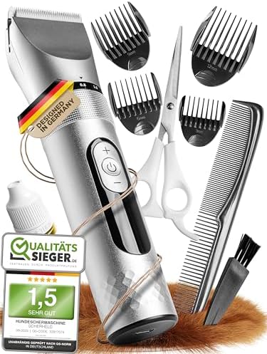 Aibors Hundeschermaschine Leise - Profi Haarschneider Für Hunde & Katzen Mit LCD Display