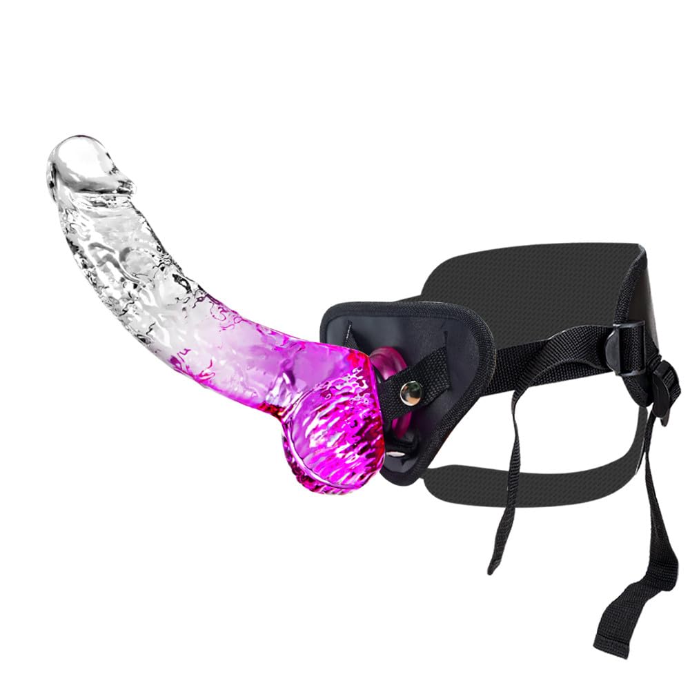 Set di imbracatura e strap-on adatto ai principianti:sex strap-on indossabile con piccolo dildo da 17 cm sextoy ideale per coppie e principianti: masturbazione femminile,giochi lesbici e altro ancora