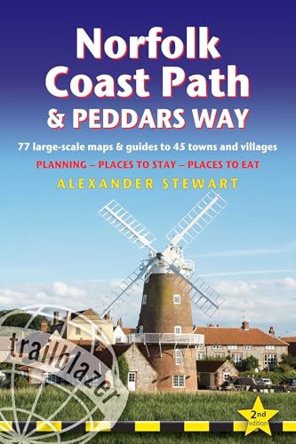 Norfolk Coast Path & Peddars Way: British Walking Guide: 77 Large-Scale Walking Maps (1:20