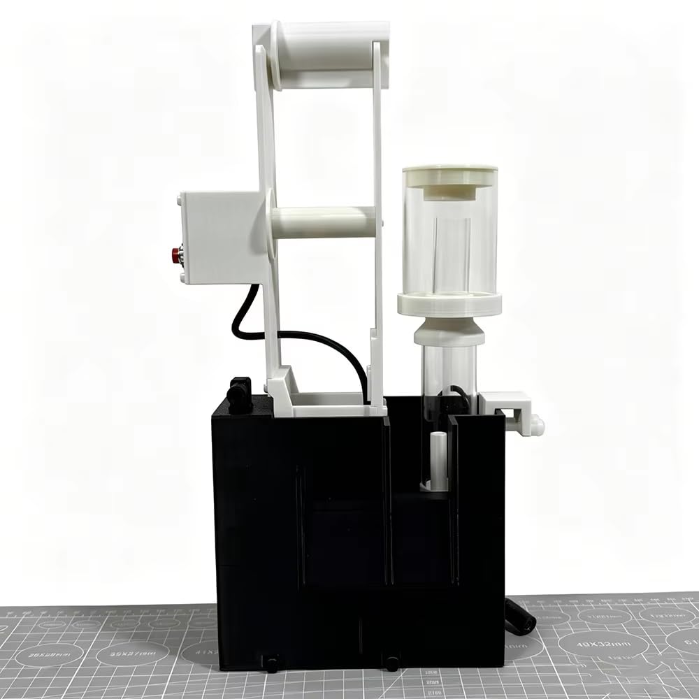 Toplionace Caja de Filtro de 12V para Montaje Externo en Acuario Marino Nano, Compatible con Espumadores de Proteínas y Máquinas Automáticas de Papel de Filtro.