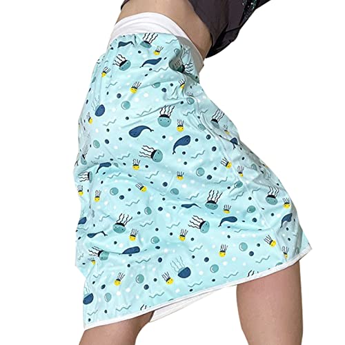 可変調式尿漏れ防止スカート 再利用可能、洗濯可能、漏れ防止、寝たきり・尿失禁用大人用おむつスカート XL