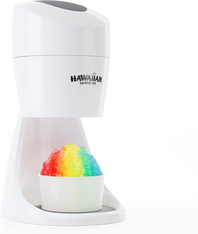 Hawaiian Shaved Ice S900A Shaved Ice and Snow Cone Machine, 120V, White