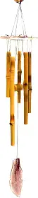 Mobile Sino dos Ventos de Bambu Folha 60cm